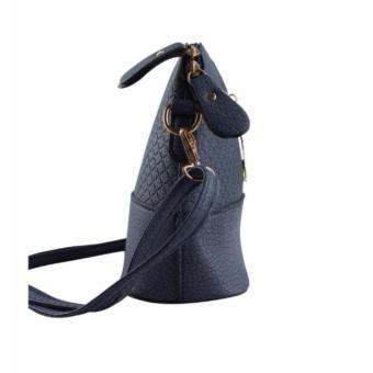 Korean Bag Leather Sling Bag Reindeer Charm Chain Blue Casual Bag Body Bag Crossbody Bag Korean Fashion Bag June 2018 - 3 Korean Bag Leather Sling Bag Reindeer Charm Chain Blue Casual Bag Body Bag Crossbody Bag Korean Fashion Bag - 3