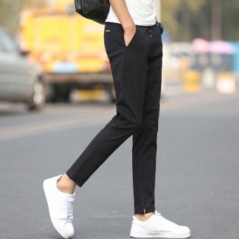 Korean Men's Casual Pants Fruit Color Leisure Pants Fashional NinePants For Men Slim Trousers Skinny Pants - Intl June 2018 - 4 Korean Men's Casual Pants Fruit Color Leisure Pants Fashional NinePants For Men Slim Trousers Skinny Pants - intl - 4