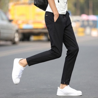 Korean Men's Casual Pants Fruit Color Leisure Pants Fashional NinePants For Men Slim Trousers Skinny Pants - Intl June 2018 - 3 Korean Men's Casual Pants Fruit Color Leisure Pants Fashional NinePants For Men Slim Trousers Skinny Pants - intl - 3