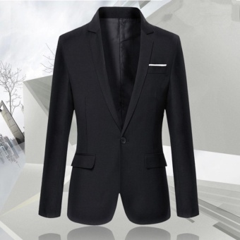 Korean Style Casual Slim Fit Men Coat Jacket/Wedding Suit/Tuxedo/Working Business Suit - Intl June 2018 - 5 Korean Style Casual Slim Fit Men Coat Jacket/Wedding Suit/Tuxedo/Working Business suit - intl - 5