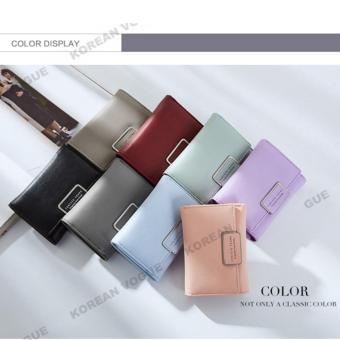 Korean Vogue SW-008 Ladies High Quality Exquisite Multi-functionShort Section 3 Folded Hand Bag Women Wallet Card Holder (Black) June 2018 - 2 Korean Vogue SW-008 Ladies High Quality Exquisite Multi-functionShort Section 3 Folded Hand Bag Women Wallet Card Holder (Black) - 2