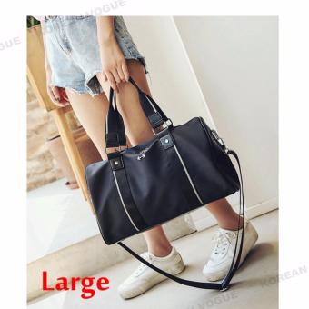 Korean Vogue TB-008 Premium Quality Women Large Capacity DoubleArrow Tote Bag Series Ladies Travel Gym Sport Handbag ShoulderBag(Black-Medium) June 2018 - 3 Korean Vogue TB-008 Premium Quality Women Large Capacity DoubleArrow Tote Bag Series Ladies Travel Gym Sport Handbag ShoulderBag(Black-Medium) - 3
