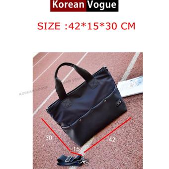 Korean Vogue TB-021 Premium Quality Synthetic Leather Fashion Rivet Large Capacity Tote Bag Series Ladies Travel Shopping Handbag Shoulder Bag(Black) June 2018 - 2 Korean Vogue TB-021 Premium Quality Synthetic Leather Fashion Rivet Large Capacity Tote Bag Series Ladies Travel Shopping Handbag Shoulder Bag(Black) - 2