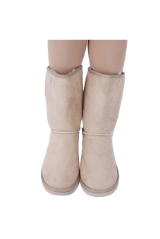 LALANG Chic Ladies Womens Rubber Sole Snow Ankle Boots Winter Warm Flat Casual Shoes Beige July 2018 - 3 LALANG Chic Ladies Womens Rubber Sole Snow Ankle Boots Winter Warm Flat Casual Shoes Beige - 3