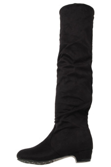 LALANG Flat High Boots Black June 2018 - 3 LALANG Flat High Boots Black - 3