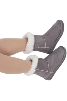 LALANG LALANG Chic Ladies Womens Rubber Sole Snow Ankle Boots Winter Warm Flat Casual Shoes Grey June 2018 - 2 LALANG LALANG Chic Ladies Womens Rubber Sole Snow Ankle Boots Winter Warm Flat Casual Shoes Grey - 2