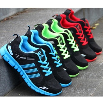 LALANG Men Running Trainers Mesh Shoes Jogging Sneakers (Blue) - Intl June 2018 - 4 LALANG Men Running Trainers Mesh Shoes Jogging Sneakers (Blue) - intl - 4