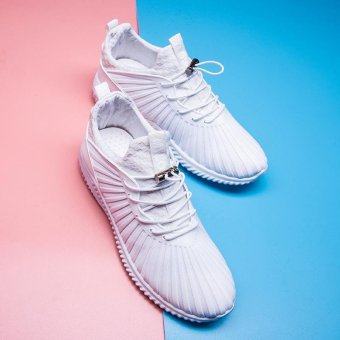LALANG Sport Sneaker Mesh Breathable Running Shoes (White) - Intl July 2018 - 3 LALANG Sport Sneaker Mesh Breathable Running Shoes (White) - intl - 3