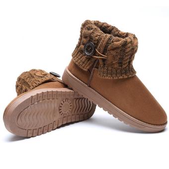 LALANG Women Snow Boot Ankle Short Boots Winter Warm Platform Shoes Brown June 2018 - 2 LALANG Women Snow Boot Ankle Short Boots Winter Warm Platform Shoes Brown - 2