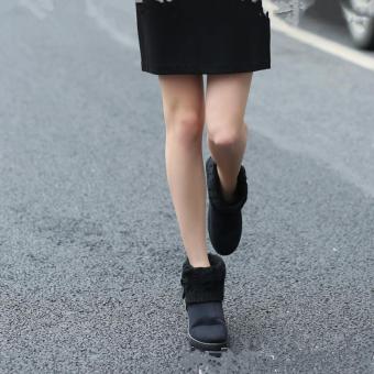 LALANG Women Snow Boot Ankle Short Boots Winter Warm Platform ShoesBlack June 2018 - 4 LALANG Women Snow Boot Ankle Short Boots Winter Warm Platform ShoesBlack - 4