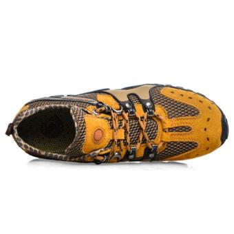Lechgo Men's Breathable Hiking Shoes 1288-Orange - Intl June 2018 - 3 Lechgo Men's Breathable Hiking Shoes 1288-Orange - Intl - 3