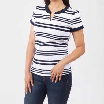 LEE LADIES TEE (White/Navy) June 2018 - 4 LEE LADIES TEE (White/Navy) - 4