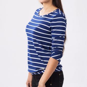 Lee Women 3/4 Sleeves Tee (Medieval Blue) June 2018 - 2 Lee Women 3/4 Sleeves Tee (Medieval Blue) - 2