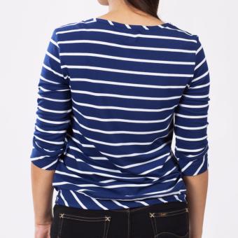 Lee Women 3/4 Sleeves Tee (Medieval Blue) June 2018 - 3 Lee Women 3/4 Sleeves Tee (Medieval Blue) - 3