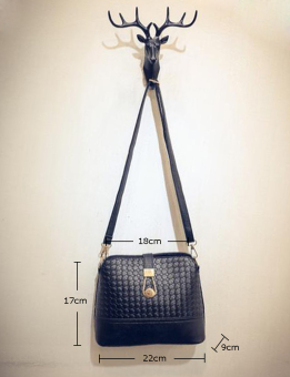 Leegoal Women Shoulder Bag Leather Handbag Satchel Messenger Bag,Black - Intl June 2018 - 2 Leegoal Women Shoulder Bag Leather Handbag Satchel Messenger Bag,Black - intl - 2