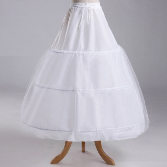 Leondo 3 Hoops 1 Layer Hard Tulle Crinoline Wedding Dress Petticoat- Intl June 2018 - 2 Leondo 3 hoops 1 layer hard tulle crinoline wedding dress petticoat- intl - 2
