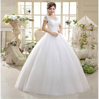 Leondo Strapless A-line Ivory Ball Gown Plus Size Wedding Dresses With Short Sleeves - Intl June 2018 - 2 Leondo strapless a-line ivory ball gown plus size wedding dresses with short sleeves - intl - 2
