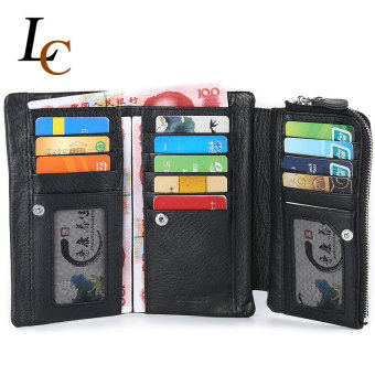 Long Genuine Leather Wallet For Men Hight Quality Soft Brand Clutch Zipper Mens Wallet Fashion Leather Wallets With Card Holder June 2018 - 2 Long Genuine Leather Wallet for Men Hight Quality Soft Brand Clutch Zipper Mens Wallet Fashion Leather Wallets with Card Holder - 2