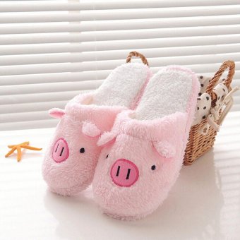 Lovely Pig Home Floor Soft Stripe Slippers Female Shoes - Intl July 2018 - 3 Lovely Pig Home Floor Soft Stripe Slippers Female Shoes - intl - 3