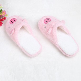 Lovely Pig Home Floor Soft Stripe Slippers Female Shoes - Intl July 2018 - 4 Lovely Pig Home Floor Soft Stripe Slippers Female Shoes - intl - 4