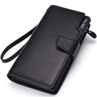 Men Long Wallet Zipper Credit Cards Mobile Phone Holder Black June 2018 - 2 Men Long Wallet Zipper Credit Cards Mobile Phone Holder Black - 2