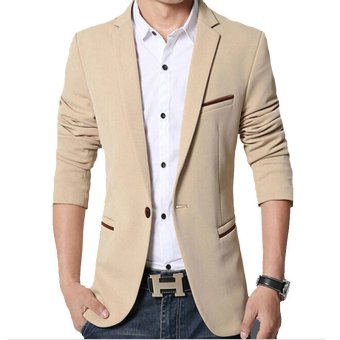 Men Slim Fit Fashion Cotton Blazer Suit Jacket Black Blue Khakiplus Size M To 5XL Male Blazers Mens Coat Wedding Dress(Red) July 2018 - 3 Men slim fit fashion cotton blazer Suit Jacket black blue khakiplus size M to 5XL Male blazers Mens coat Wedding dress(Red) - 3