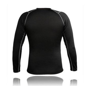 Men Thermal Fleece Compression Base Layer Shirt Leggings Tights Set- INTL June 2018 - 3 Men Thermal Fleece Compression Base Layer Shirt Leggings Tights Set- INTL - 3