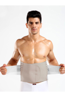 Men Waist Abdomen Shaper Tummy Trimmer Cincher Girdle Belt Burn Fat Gray June 2018 - 2 Men Waist Abdomen Shaper Tummy Trimmer Cincher Girdle Belt Burn Fat Gray - 2