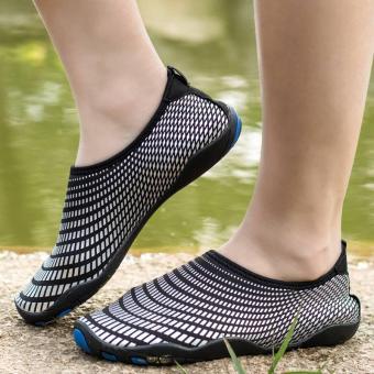 Men Women Swimming Yoga Beach Breath Shoes Sandals For SummerCasual Shoes (Black) - Intl June 2018 - 5 Men Women Swimming Yoga Beach Breath Shoes Sandals for SummerCasual Shoes (Black) - intl - 5