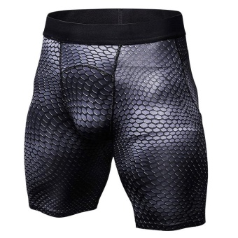 Men's Compression Shorts Baselayer Cool Dry Sports Tights (Blue) - Intl June 2018 - 4 Men's Compression Shorts Baselayer Cool Dry Sports Tights (Blue) - intl - 4