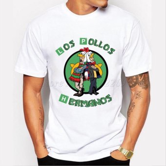 Men's Fashion Breaking Bad Shirt 2015 LOS POLLOS Hermanos T Shirt Chicken Brothers Short Sleeve Tee Hipster Hot Sale Tops - Intl June 2018 - 3 Men's Fashion Breaking Bad Shirt 2015 LOS POLLOS Hermanos T Shirt Chicken Brothers Short Sleeve Tee Hipster Hot Sale Tops - intl - 3