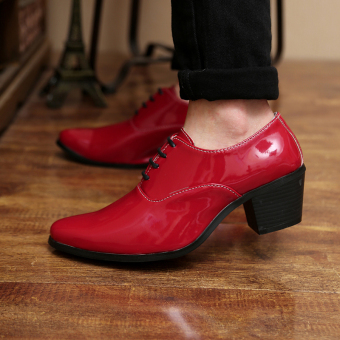 Men's Fashion High-heeled Formal Shoes June 2018 - 2 Men's fashion high-heeled Formal shoes - 2