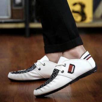 Men's Flat Shoes Casual Brogues & Lace-Ups (White) - Intl June 2018 - 5 Men's Flat Shoes Casual Brogues & Lace-Ups (White) - Intl - 5