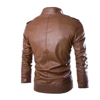 Men's PU Leather Jacket Men's Leather Jacket For Men's Wear - Intl June 2018 - 2 Men's PU Leather Jacket Men's Leather Jacket for Men's Wear - intl - 2