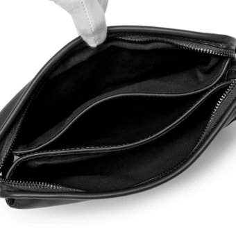 Men's Retro Leather Clutch Hand Bag Business Handbag Envelope Metrosexual Casual Mobile Phone Bag(black) - Intl June 2018 - 3 Men's Retro Leather Clutch Hand Bag Business Handbag Envelope Metrosexual Casual Mobile Phone Bag(black) - intl - 3