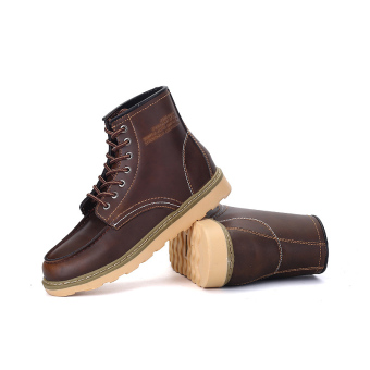 Men's Ankle Boots Snow Boots Warm Fur Outdoor Working Boots MartinBoots Walking Shoes Brown April 2018 - 4 Men's Ankle Boots Snow Boots Warm Fur Outdoor Working Boots MartinBoots Walking Shoes Brown - 4