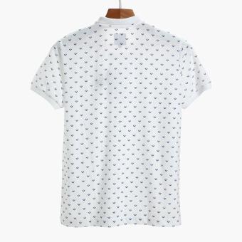 Men's Club Mens Tribal Pique Polo Shirt (White) June 2018 - 2 Men's Club Mens Tribal Pique Polo Shirt (White) - 2