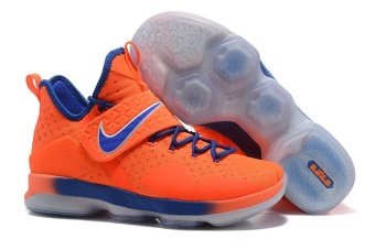 Men's Lebron 14 Basketball Shoes Orange / Blue - Intl June 2018 - 3 Men's Lebron 14 Basketball Shoes Orange / blue - intl - 3