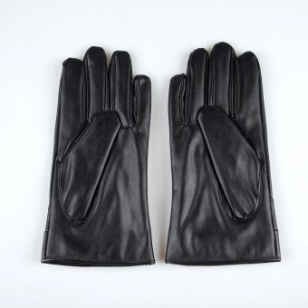 Mens Luxurious Leather Winter Super Driving Warm Gloves Cashmere Black April 2018 - 4 Mens Luxurious Leather Winter Super Driving Warm Gloves Cashmere Black - 4