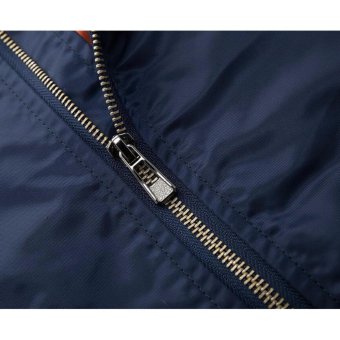 Mens Plus Size Airforce-1 Solid Flight Collar Bomber Jacket - Intl June 2018 - 4 Mens Plus Size Airforce-1 Solid Flight Collar Bomber Jacket - intl - 4