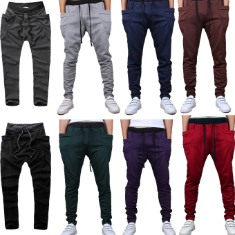 Mens Sweatpants Jogging Tracksuit Bottoms HIP HOP Jogger Sport Sweat Pants Gray June 2018 - 3 Mens Sweatpants Jogging Tracksuit Bottoms HIP HOP Jogger Sport Sweat Pants Gray - 3
