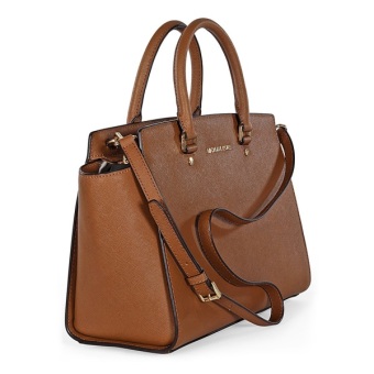 Michael Kors Large Selma Top-Zip Saffiano Satchel Bag (Brown) April 2018 - 2 Michael Kors Large Selma Top-Zip Saffiano Satchel Bag (Brown) - 2