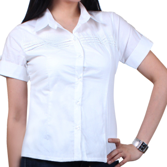 Minerva Fashionable Ladies Work Shirts/Formal Shirt (White) June 2018 - 2 Minerva Fashionable Ladies Work Shirts/Formal Shirt (White) - 2