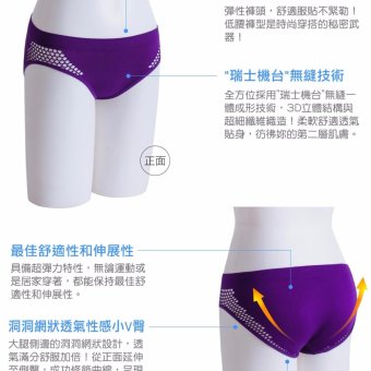 Naya Nina Sports Underwears Activewear Sport Panties Seamless Violet June 2018 - 2 Naya Nina Sports Underwears Activewear Sport Panties Seamless Violet - 2