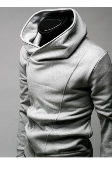 New Autumn And Winter Fashion Men's Sports Jacket Sweater Jacketlight Grey - Intl June 2018 - 5 New autumn and winter fashion men's sports jacket sweater jacketlight grey - Intl - 5
