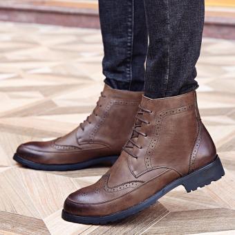 New Classic Men'S Real Leather Ankle Boots (Brown) Intl June 2018 - 4 New Classic Men'S Real Leather Ankle Boots (Brown) intl - 4