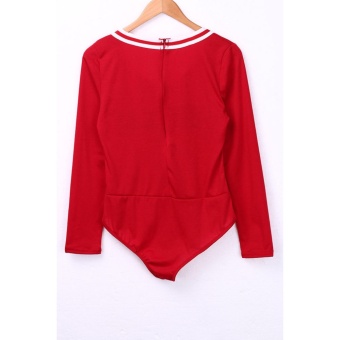 New Sexy Women Long Sleeve Playsuit Leotard Jumpsuit Bodysuit Short White - Intl June 2018 - 5 New Sexy Women Long sleeve Playsuit Leotard Jumpsuit bodysuit Short White - intl - 5