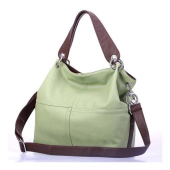 NiceEshop Fashion Retro Style PU Leather Messenger Bag Tote Bag For Women, Green - Intl April 2018 - 3 niceEshop Fashion Retro Style PU Leather Messenger Bag Tote Bag for Women, Green - intl - 3