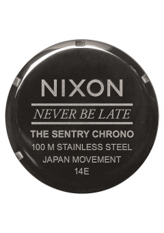 Nixon Sentry Chrono Men's Gunmetal Stainless Steel Strap Watch A386-1885 June 2018 - 4 Nixon Sentry Chrono Men's Gunmetal Stainless Steel Strap Watch A386-1885 - 4