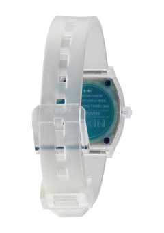 Nixon Small Time Teller P Women's Translucent White Polyurethane Strap Watch A425-1779 May 2018 - 3 Nixon Small Time Teller P Women's Translucent White Polyurethane Strap Watch A425-1779 - 3